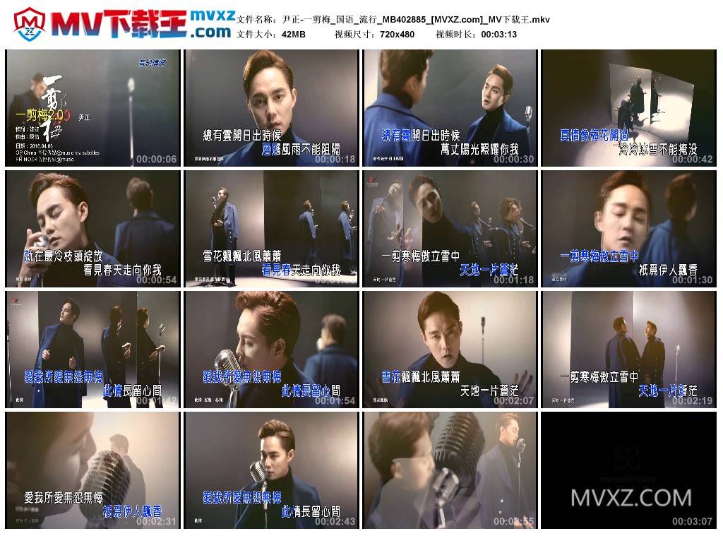 尹正-一剪梅_国语_流行_MB402885